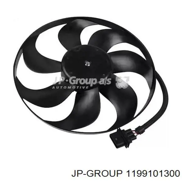 1199101300 JP Group електровентилятор охолодження в зборі (двигун + крильчатка)