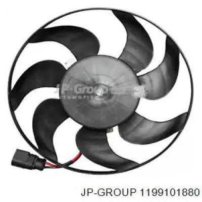 1199101880 JP Group електровентилятор охолодження в зборі (двигун + крильчатка, правий)