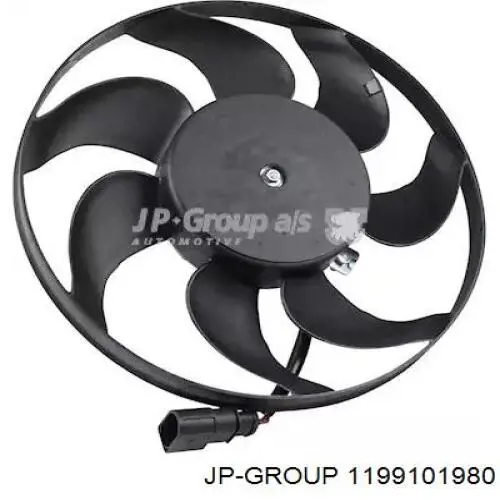 1199101980 JP Group електровентилятор охолодження в зборі (двигун + крильчатка, правий)