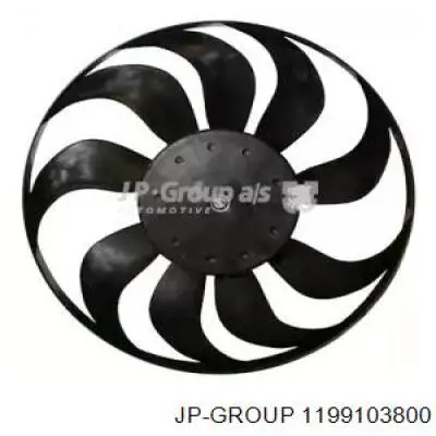 1199103800 JP Group електровентилятор охолодження в зборі (двигун + крильчатка)