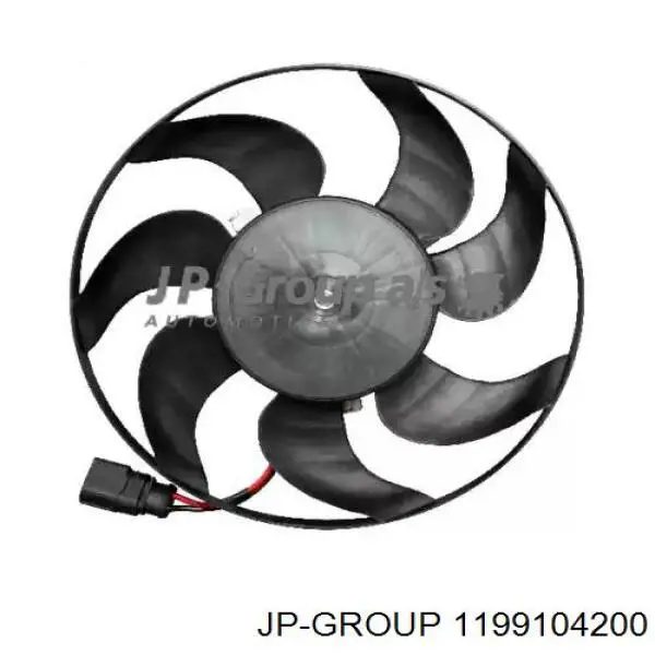 Вентилятор радіатора кондиціонера JP Group 1199104200