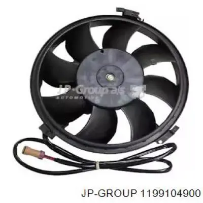 1199104900 JP Group електровентилятор охолодження в зборі (двигун + крильчатка)