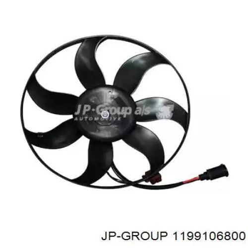 1199106800 JP Group електровентилятор охолодження в зборі (двигун + крильчатка, лівий)