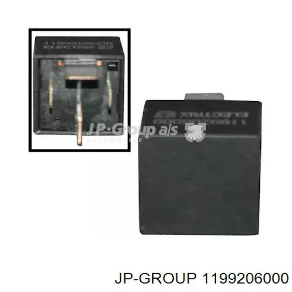 1199206000 JP Group реле вентилятора