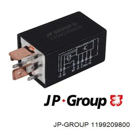 1199209800 JP Group реле електробензонасосу