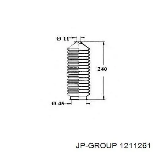 Купити 1211261 JP Group Кришка трамблеру
