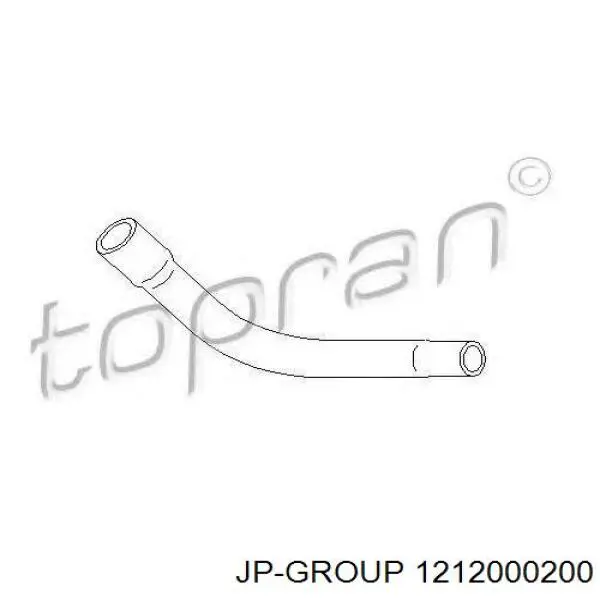 Купити 1212000200 JP Group Шланг для видалення повітря