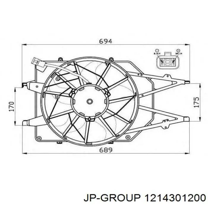 Шланг/патрубок радіатора охолодження, верхній Opel 9129412 ціна, від 9.10 USD