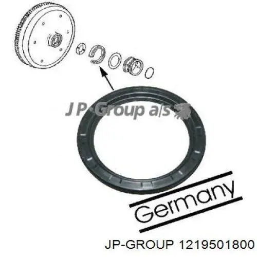 Сальник колінвала задній 1219501800 JP Group