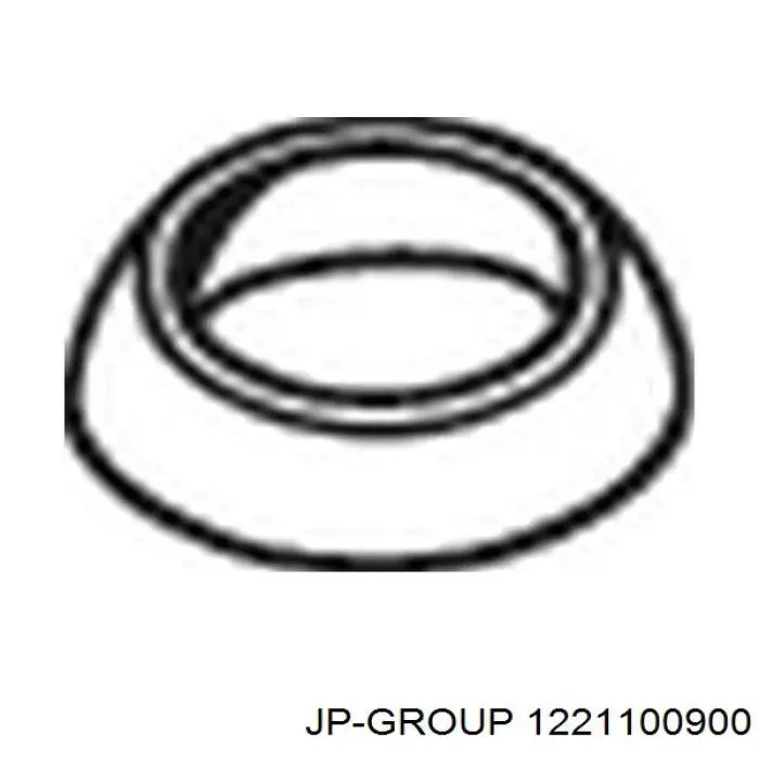 Прокладка прийомної труби глушника JP Group 1221100900 ціна, від 2.30 USD