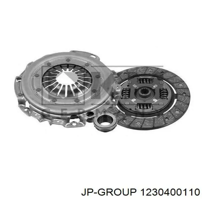 Комплект зчеплення (3 частини) JP Group 1230400110 ціна, від 72.02 USD