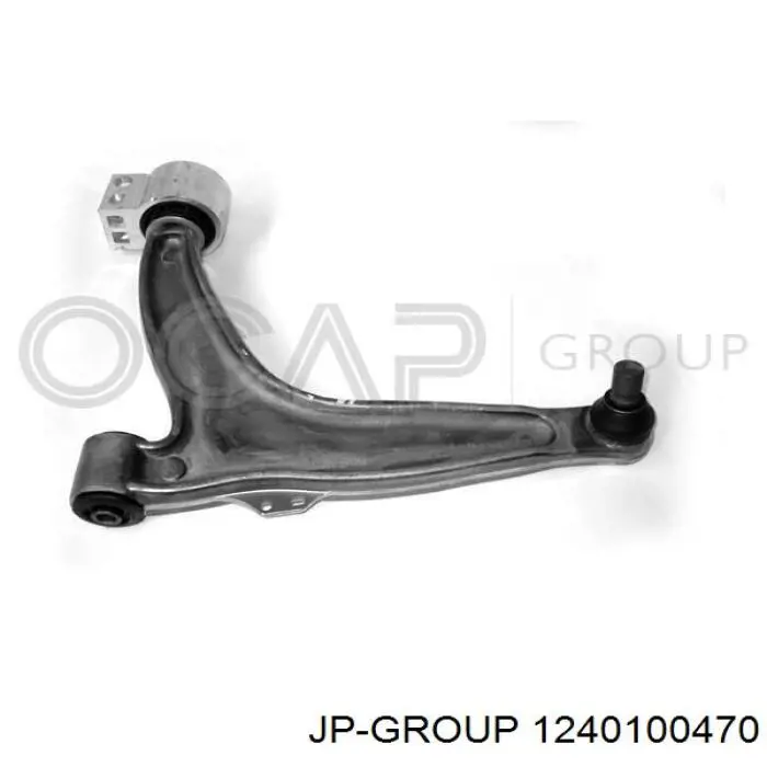 Важіль передній лівий JP Group 1240100470 ціна, від 85.37 USD