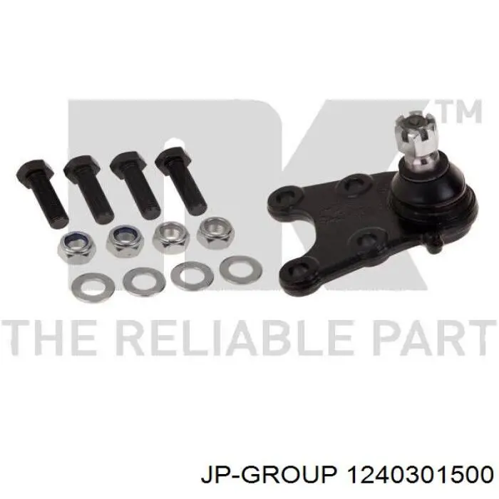 Кульова опора, нижня JP Group 1240301500 ціна, від 16.49 USD
