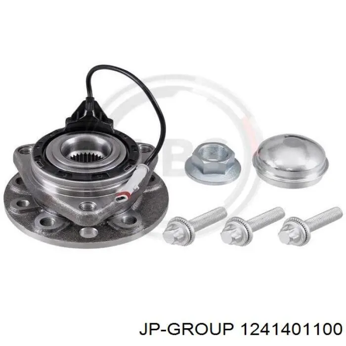 Маточина колеса передня JP Group 1241401100 ціна, від 62.90 USD