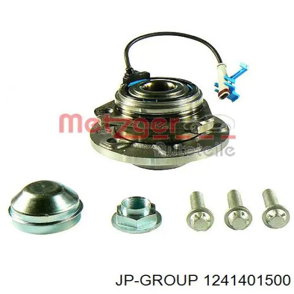 Маточина колеса передня JP Group 1241401500 ціна, від 92.04 USD