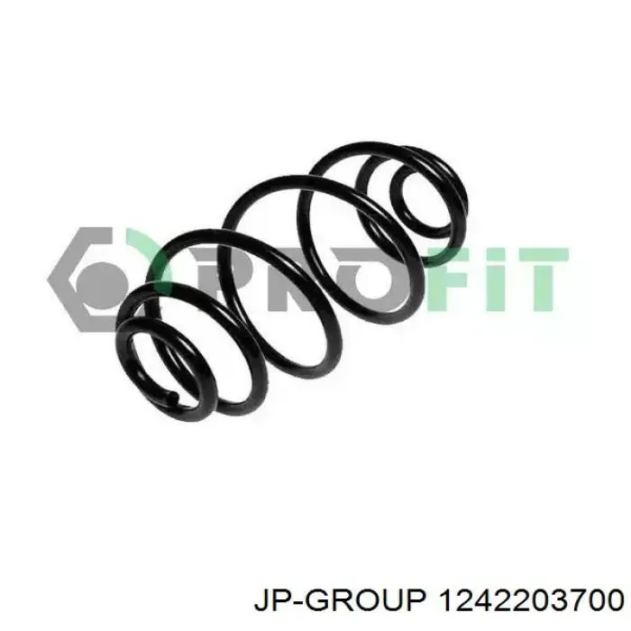 Пружина передня 1242203700 JP Group