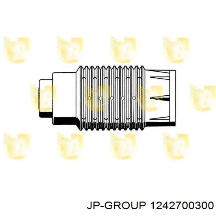Пильник амортизатора переднього JP Group 1242700300 ціна, від 3.05 USD