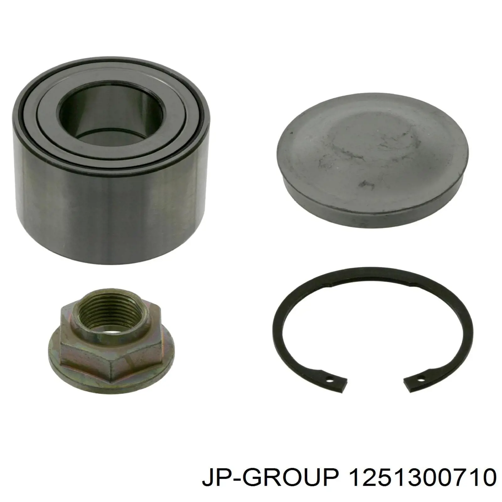 Підшипник маточини задньої JP Group 1251300710 ціна, від 18.89 USD