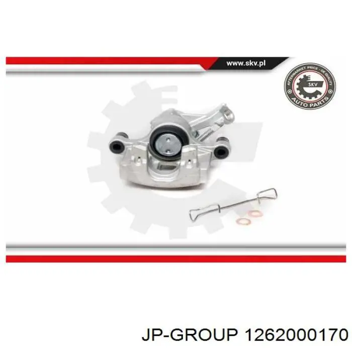 Задній гальмівний супорт лівий JP Group 1262000170