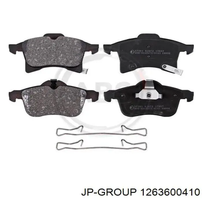Гальмівні колодки JP Group 1263600410 ціна, від 17.41 USD