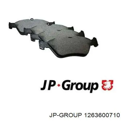 1263600710 JP Group Передні гальмівні колодки