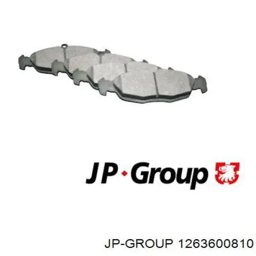 Купити 1263600810 JP Group Колодки гальмівні передні, дискові
