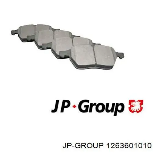 Купити 1263601010 JP Group Колодки гальмівні передні, дискові