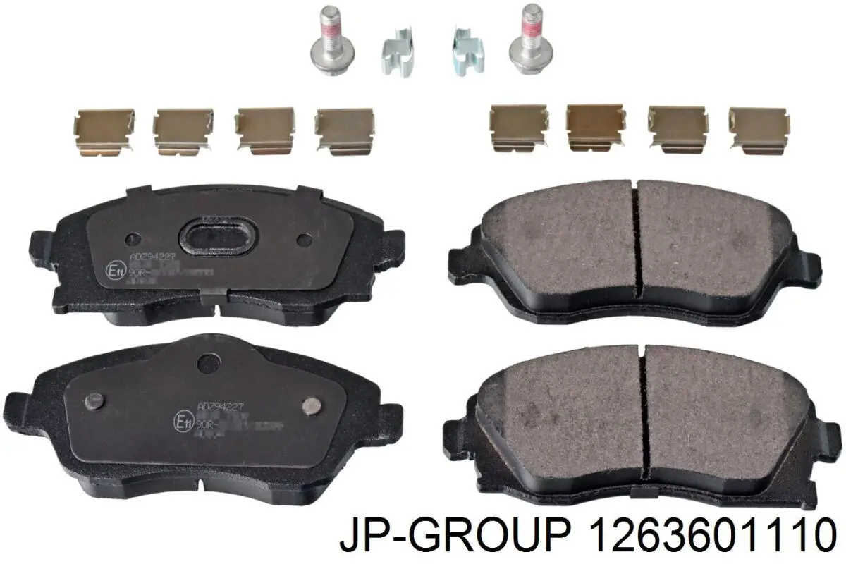 Гальмівні колодки JP Group 1263601110 ціна, від 14.31 USD
