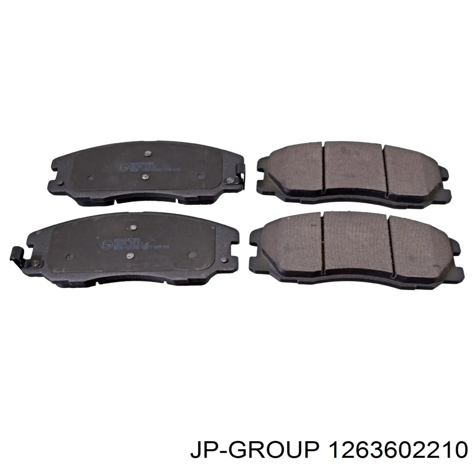 Гальмівні колодки JP Group 1263602210 ціна, від 18.57 USD