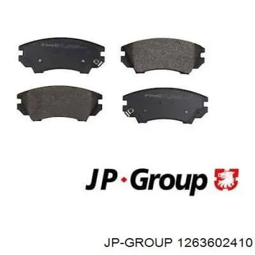 Купити 1263602410 JP Group Колодки гальмівні передні, дискові