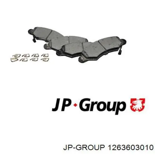 Гальмівні колодки JP Group 1263603010 ціна, від 15.68 USD