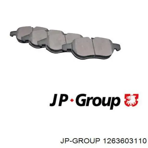 Купити 1263603110 JP Group Колодки гальмівні передні, дискові