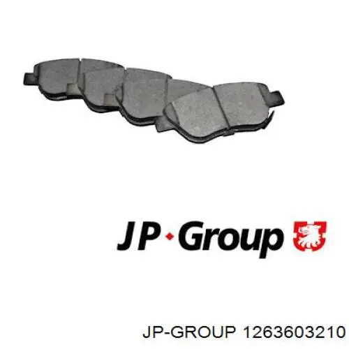 Купити 1263603210 JP Group Колодки гальмівні передні, дискові