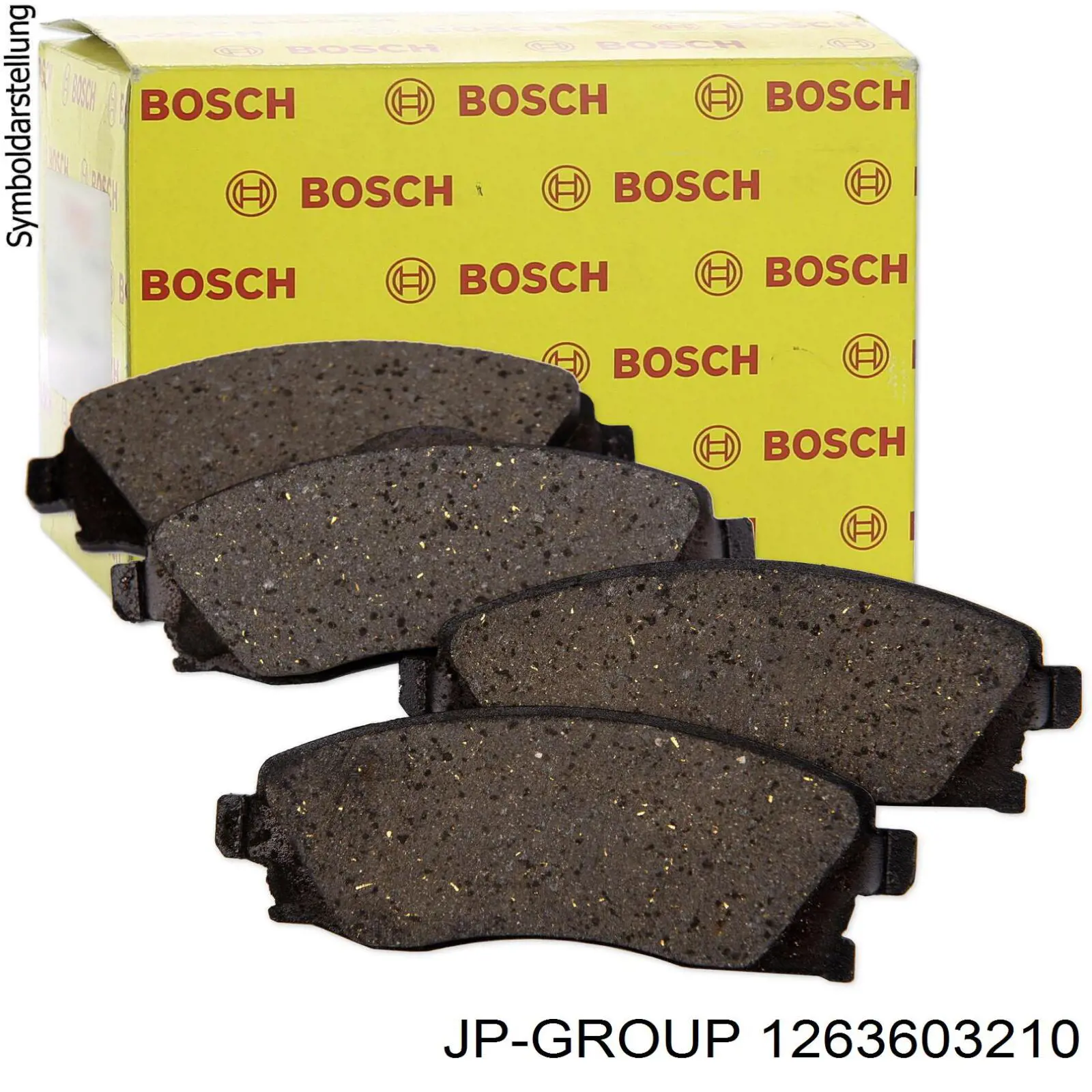 1263603210 JP Group Передні гальмівні колодки