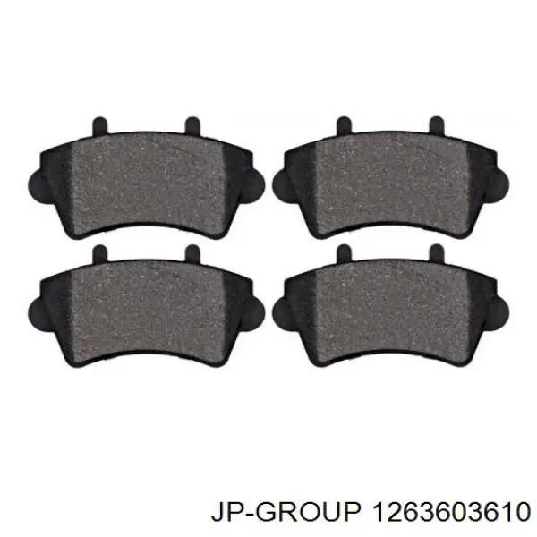 Купити 1263603610 JP Group Колодки гальмівні передні, дискові