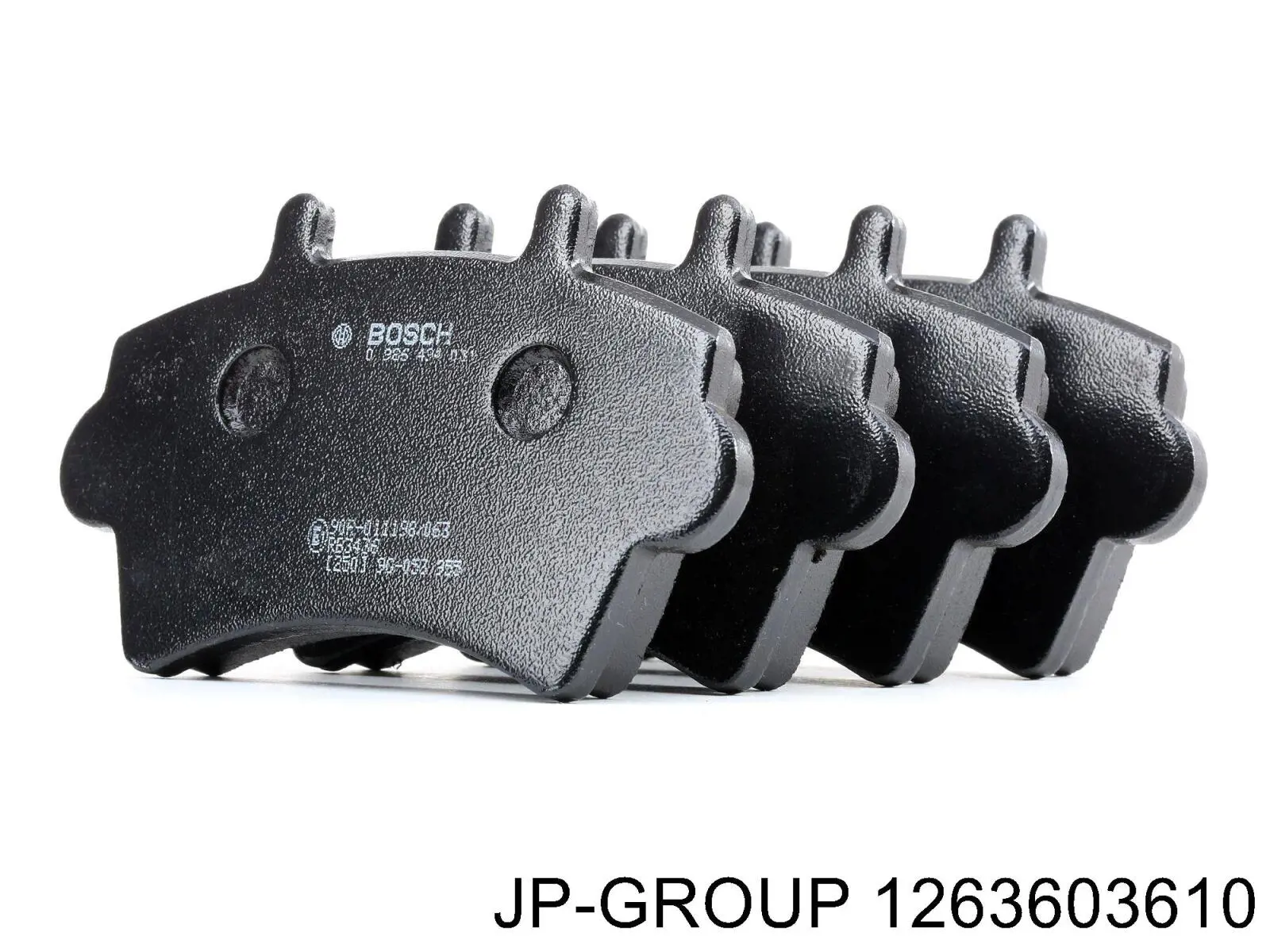 Передні тормозні колодки 1263603610 JP Group