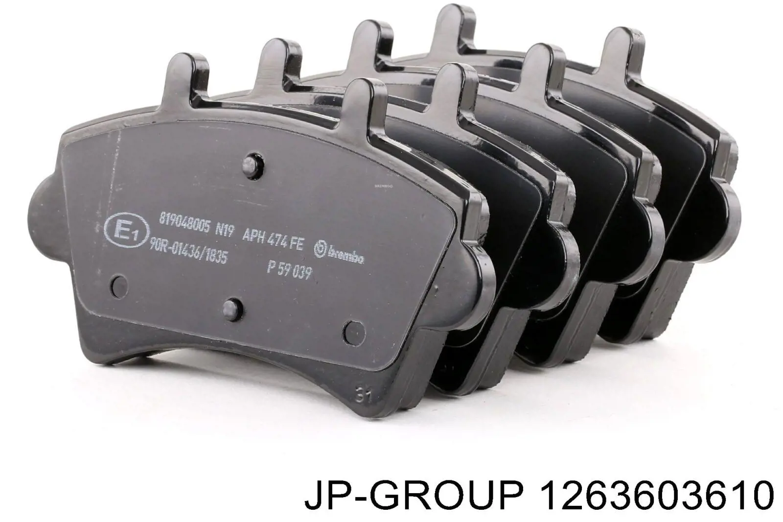 Тормозні колодки JP Group 1263603610