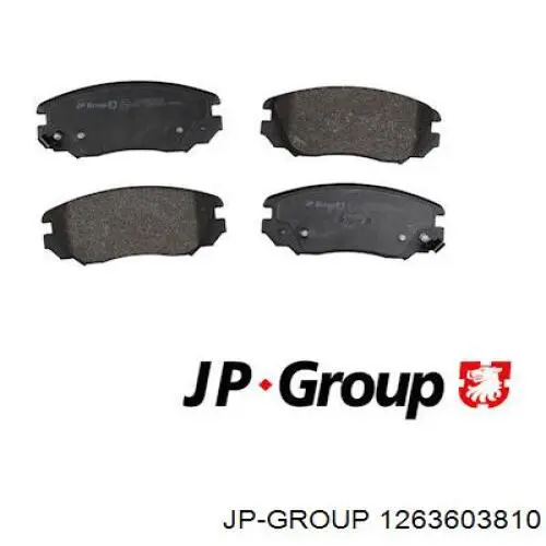 Купити 1263603810 JP Group Колодки гальмівні передні, дискові