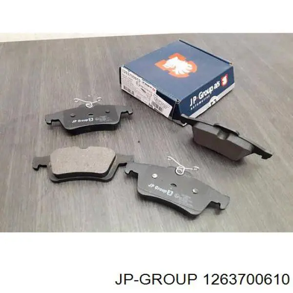 Задні гальмівні колодки JP Group 1263700610 ціна, від 11.92 USD