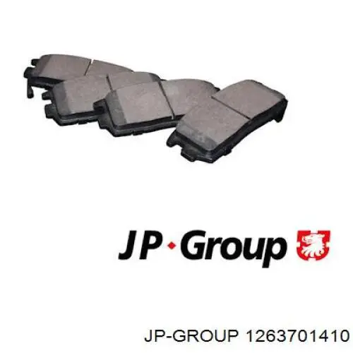 Колодки гальмові задні, дискові 1263701410 JP Group