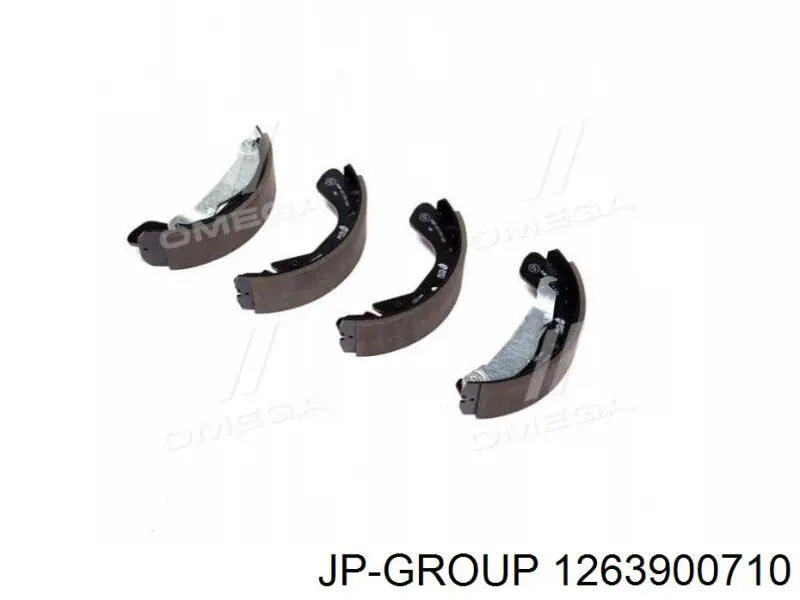 1263900710 JP Group Колодки гальмівні задні, барабанні