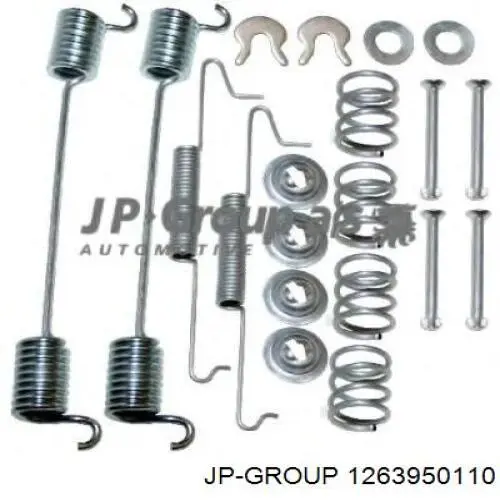 Купити 1263950110 JP Group Монтажний комплект задніх барабанних колодок