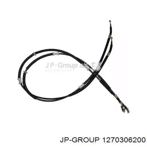 Трос ручного гальма задній, правий/лівий JP Group 1270306200 ціна, від 22.52 USD