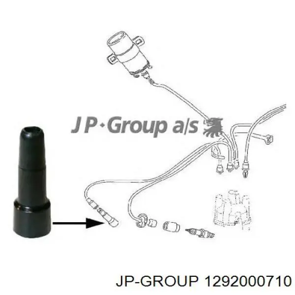 Дроти запалювання JP Group 1292000710 ціна, від 14.28 USD