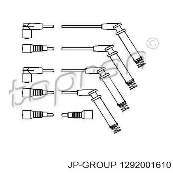 Високовольтні дроти 1292001610 JP Group