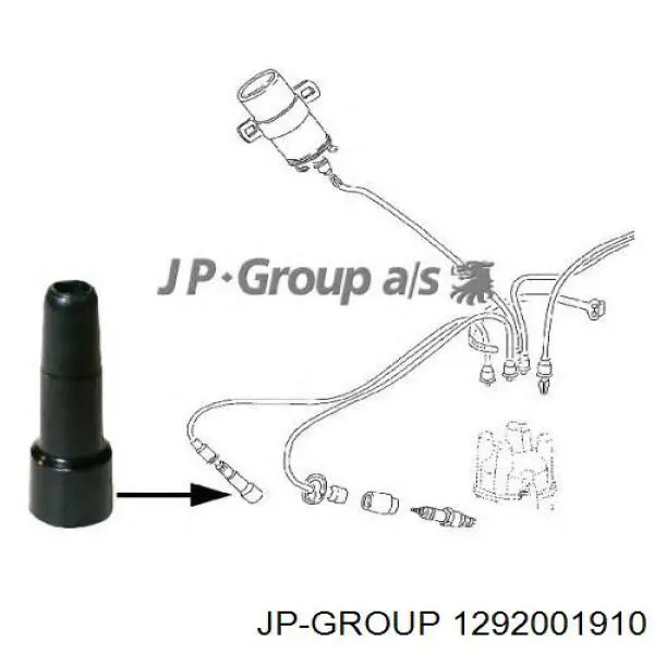 Дроти запалювання JP Group 1292001910 ціна, від 17.16 USD