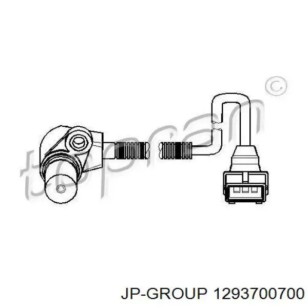 Датчик обертів колінвалу JP Group 1293700700 ціна, від 11.67 USD