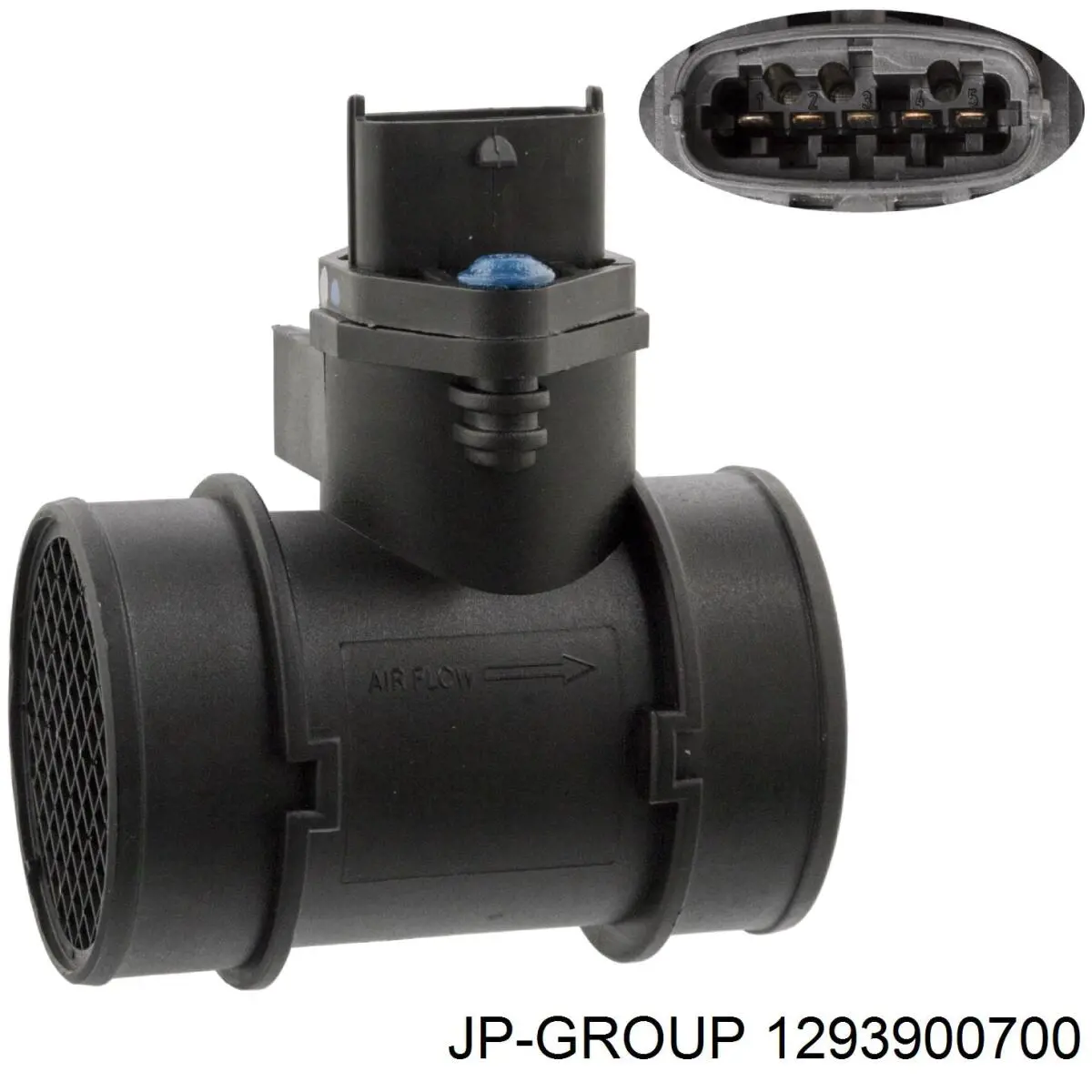 Датчик масової витрати повітря JP Group 1293900700 ціна, від 45.69 USD