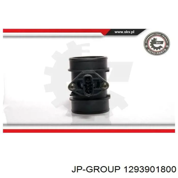 Датчик масової витрати повітря JP Group 1293901800 ціна, від 41.38 USD