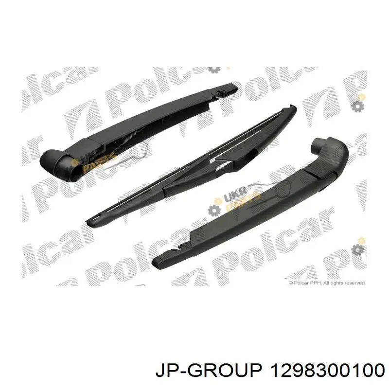 Важіль-поводок склоочисника заднього скла JP Group 1298300100 ціна, від 6.51 USD